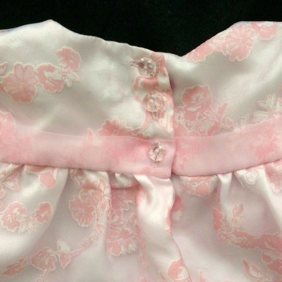 Designer Camilla Girls Dress Lined Floral Crystal - Picture 5 of 6